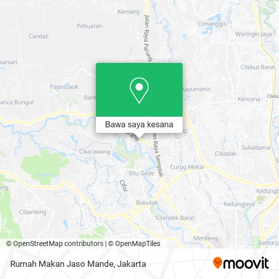 Peta Rumah Makan Jaso Mande