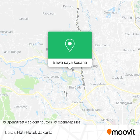 Peta Laras Hati Hotel