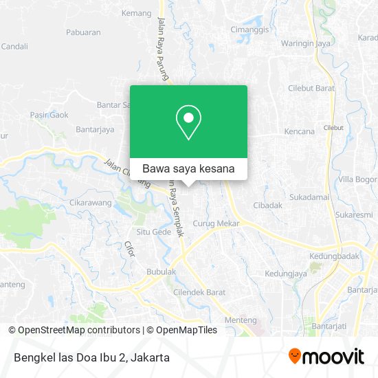 Peta Bengkel las Doa Ibu 2