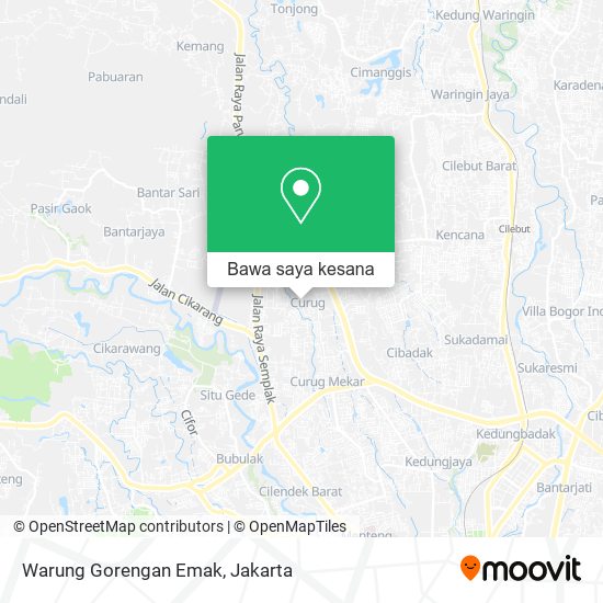 Peta Warung Gorengan Emak