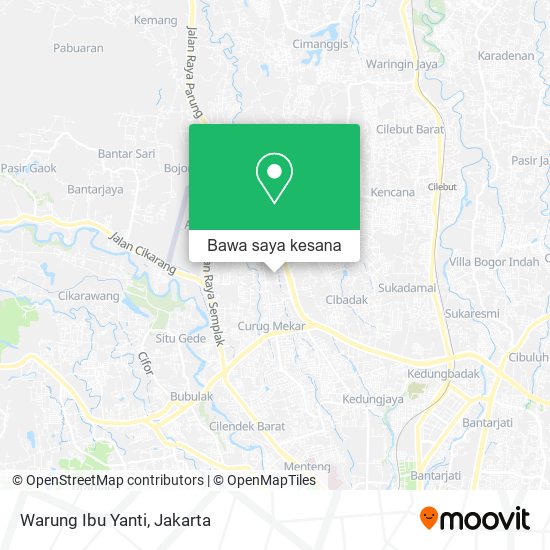 Peta Warung Ibu Yanti