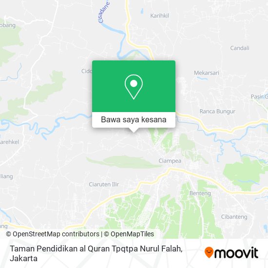 Peta Taman Pendidikan al Quran Tpqtpa Nurul Falah