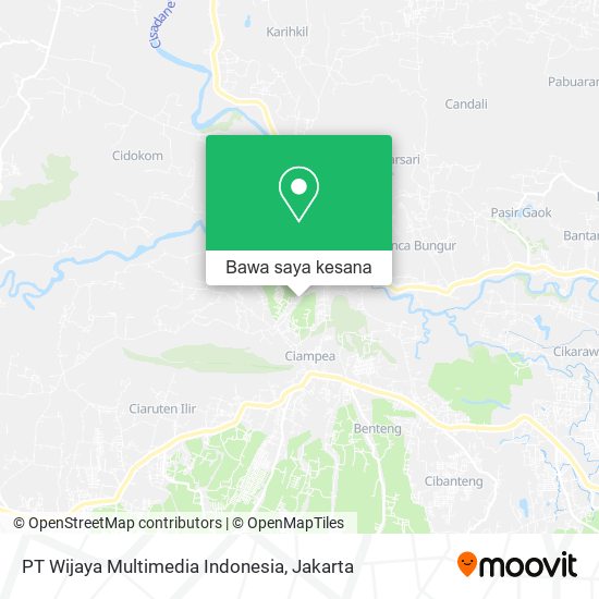 Peta PT Wijaya Multimedia Indonesia