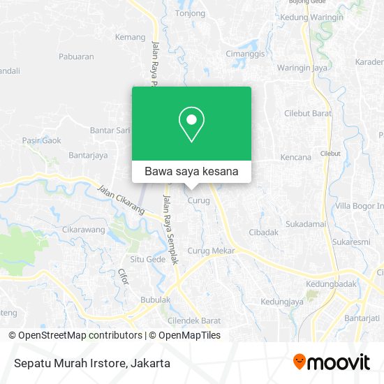 Peta Sepatu Murah Irstore
