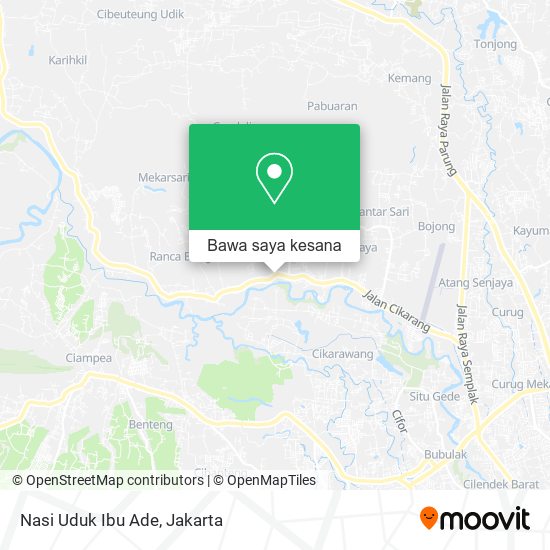 Peta Nasi Uduk Ibu Ade