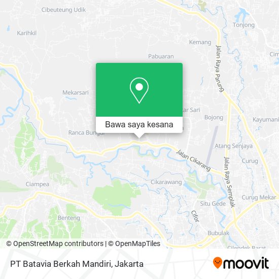 Peta PT Batavia Berkah Mandiri