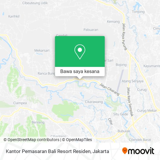 Peta Kantor Pemasaran Bali Resort Residen