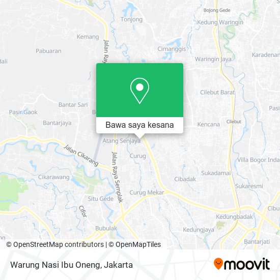 Peta Warung Nasi Ibu Oneng