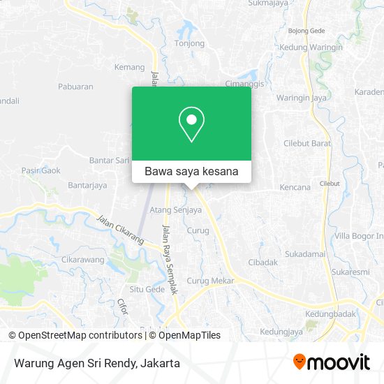 Peta Warung Agen Sri Rendy