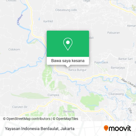 Peta Yayasan Indonesia Berdaulat