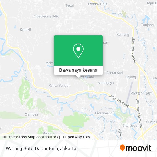 Peta Warung Soto Dapur Enin