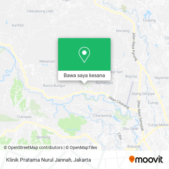 Peta Klinik Pratama Nurul Jannah