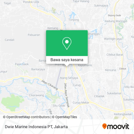 Peta Dwie Marine Indonesia PT