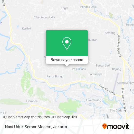 Peta Nasi Uduk Semar Mesem