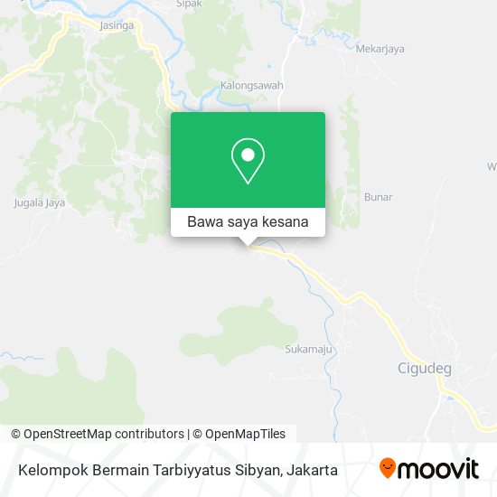 Peta Kelompok Bermain Tarbiyyatus Sibyan