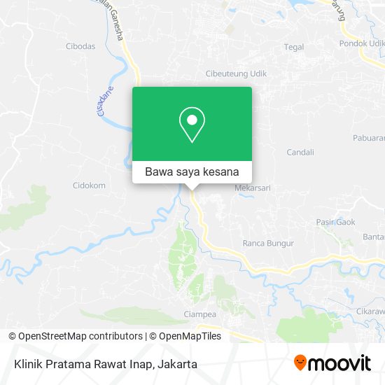 Peta Klinik Pratama Rawat Inap