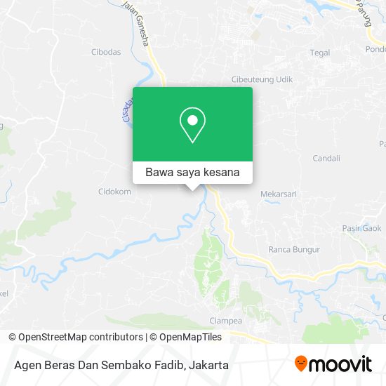 Peta Agen Beras Dan Sembako Fadib