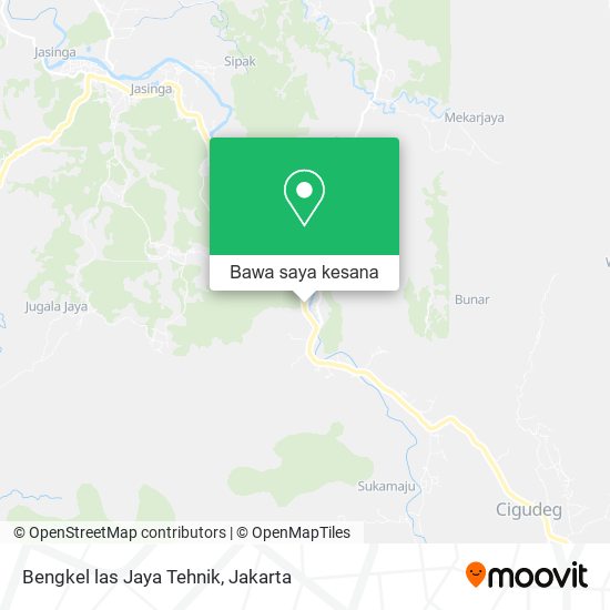 Peta Bengkel las Jaya Tehnik
