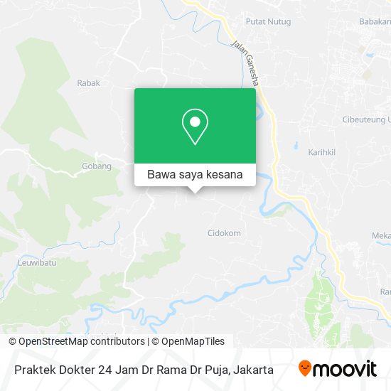 Peta Praktek Dokter 24 Jam Dr Rama Dr Puja