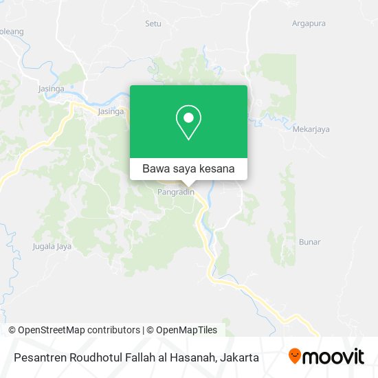 Peta Pesantren Roudhotul Fallah al Hasanah
