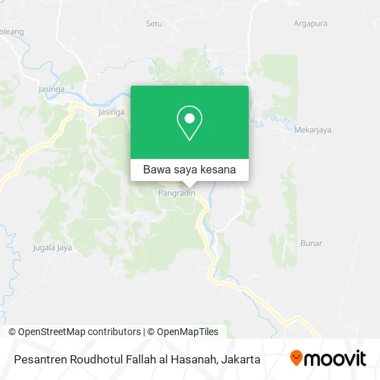 Peta Pesantren Roudhotul Fallah al Hasanah