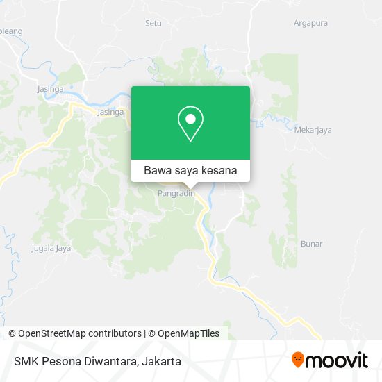 Peta SMK Pesona Diwantara
