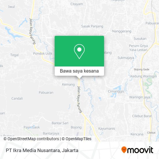 Peta PT Ikra Media Nusantara