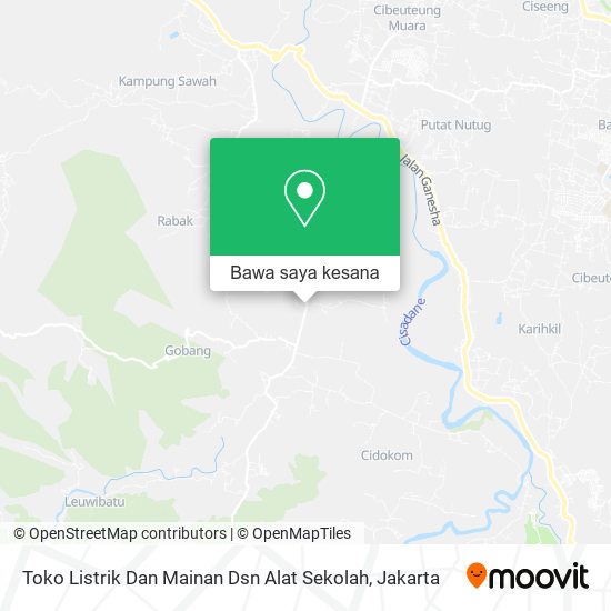 Peta Toko Listrik Dan Mainan Dsn Alat Sekolah