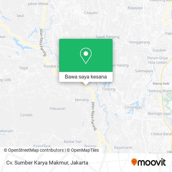 Peta Cv. Sumber Karya Makmur