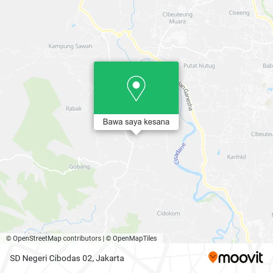 Peta SD Negeri Cibodas 02