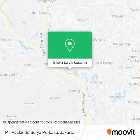 Peta PT Packindo Surya Perkasa