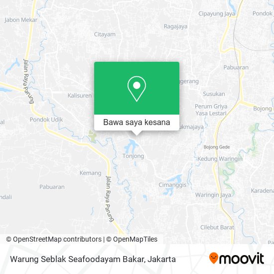 Peta Warung Seblak Seafoodayam Bakar