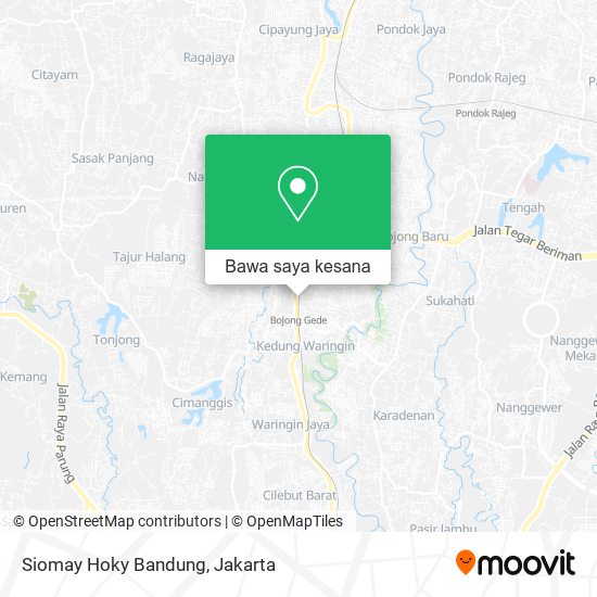 Peta Siomay Hoky Bandung