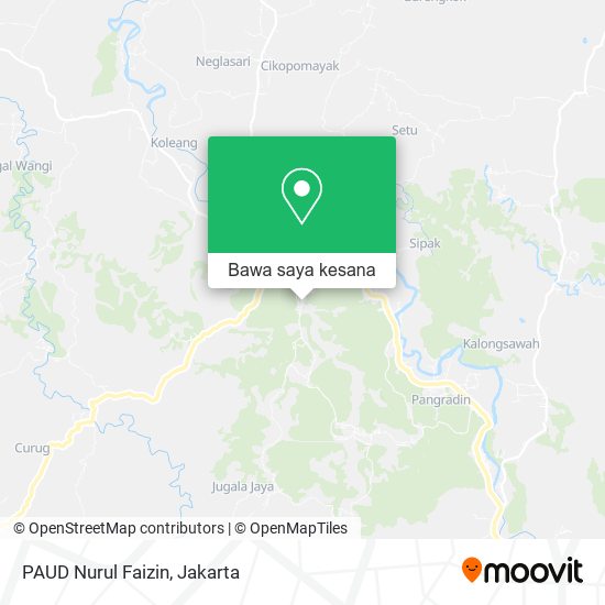 Peta PAUD Nurul Faizin