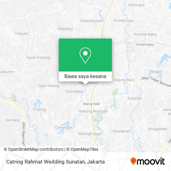 Peta Catring Rahmat Wedding Sunatan
