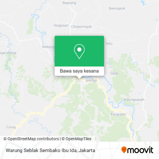 Peta Warung Seblak Sembako Ibu Ida