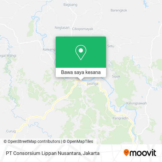 Peta PT Consorsium Lippan Nusantara