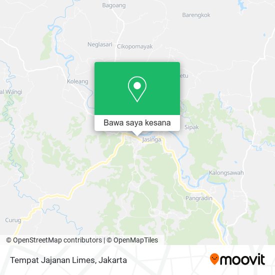 Peta Tempat Jajanan Limes