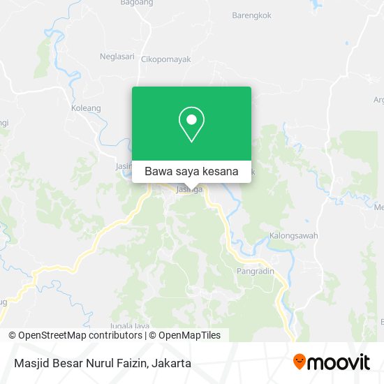 Peta Masjid Besar Nurul Faizin