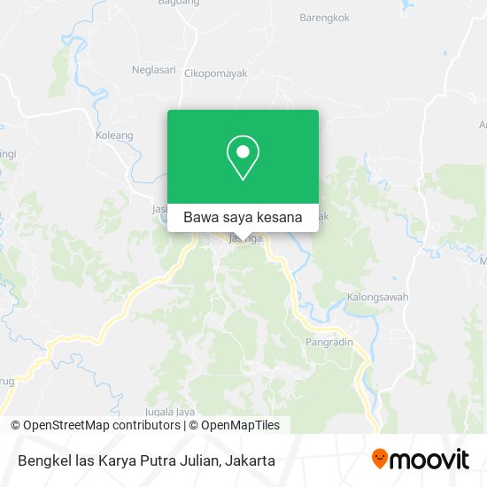 Peta Bengkel las Karya Putra Julian