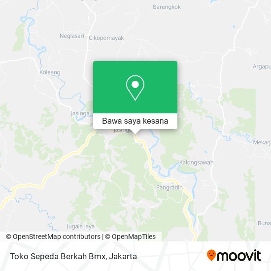 Peta Toko Sepeda Berkah Bmx