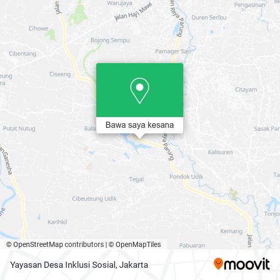 Peta Yayasan Desa Inklusi Sosial
