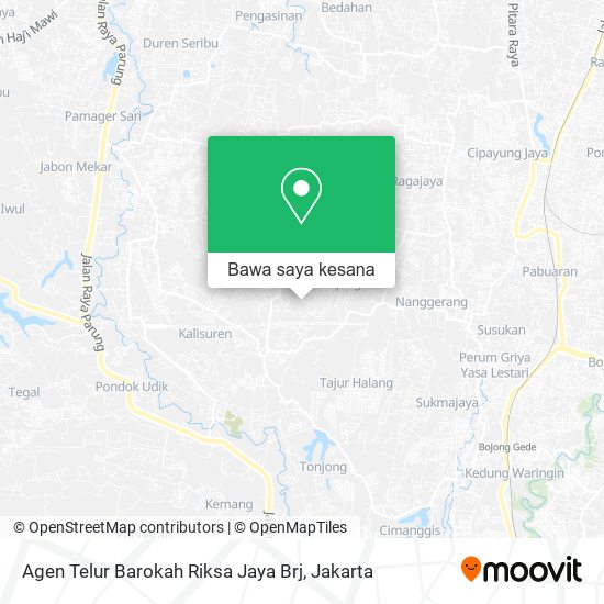 Peta Agen Telur Barokah Riksa Jaya Brj