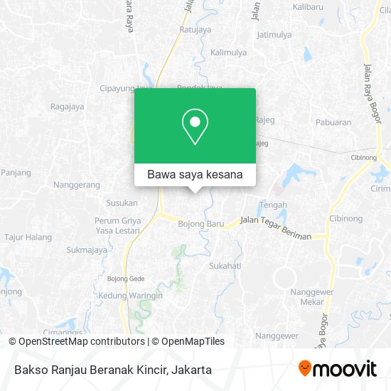 Peta Bakso Ranjau Beranak Kincir