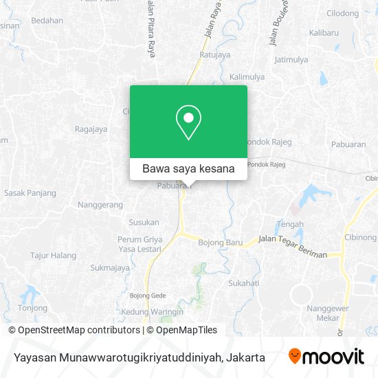 Peta Yayasan Munawwarotugikriyatuddiniyah