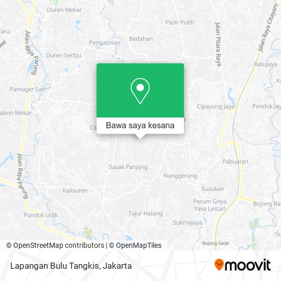 Peta Lapangan Bulu Tangkis