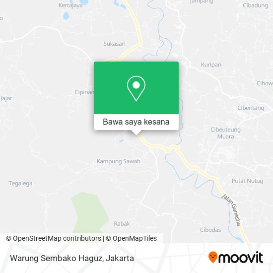 Peta Warung Sembako Haguz