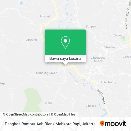 Peta Pangkas Rambut Aab Blenk Mahkota Rapi