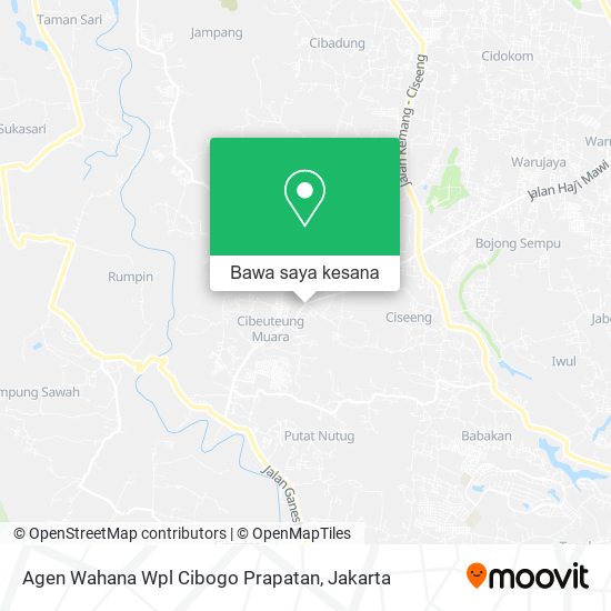 Peta Agen Wahana Wpl Cibogo Prapatan