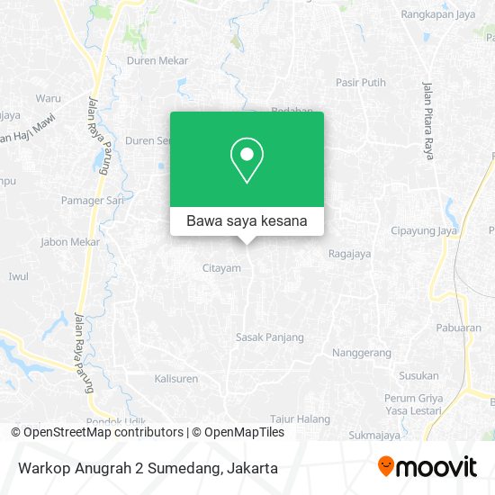 Peta Warkop Anugrah 2 Sumedang